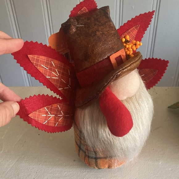 NWT- Set of 2- 8” Precious- Fall Turkey 🦃 Couple Gnome Decorations 🍁🌻 - Picture 9 of 17
